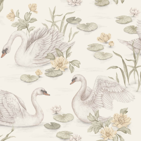 Swan Wallpaper Newbie II 6927 Lily Swan