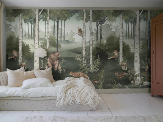 Tapeta ścienna Mural leśne zwierzęta Newbie II 6943 Wild Forest