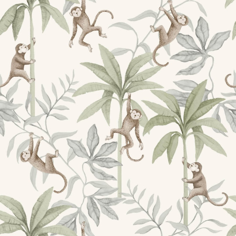 WALL WALLPAPER NEWBIE II 6936 Jungle Friends