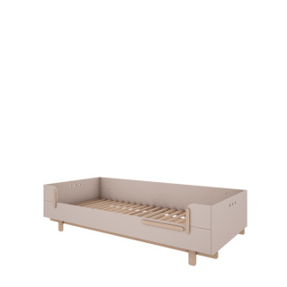 BASIC bed 90 x 200 cm cashmere