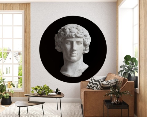 Wall decoration - mural DOTS Black David