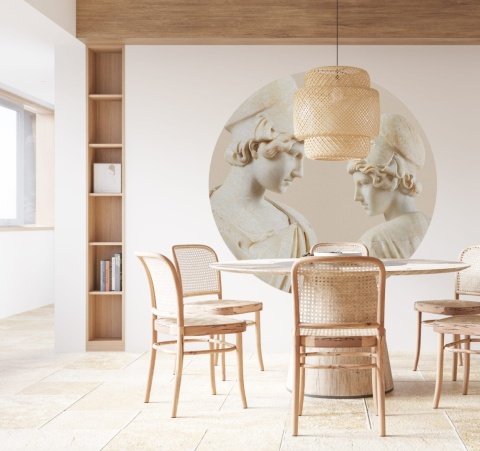 Dekoracja ścienna - mural DOTS Dwie kobiety