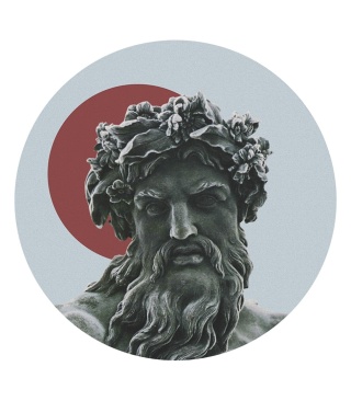 Dekoracja ścienna - mural DOTS Zeus