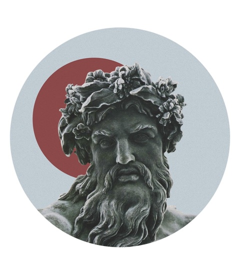 Dekoracja ścienna - mural DOTS Zeus