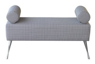 Ławka Loft w pepitkę 100 cm