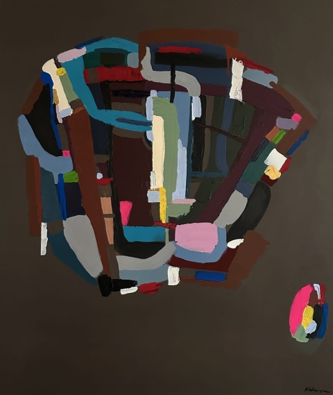 MIND'S SPACE Acrylic painting on canvas 100 x 120 cm