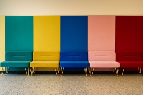 MONOCHROME Polsterbank mit Rückenlehne