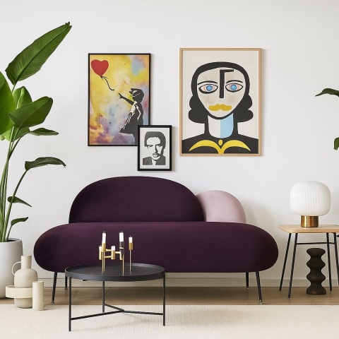 PLUM 2 gepolstertes Sofa