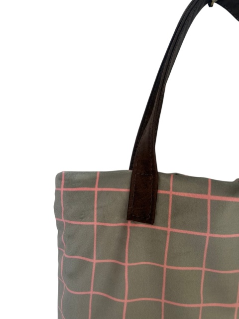 Torba Mr.m Pop khaki - uszy skóra naturalna