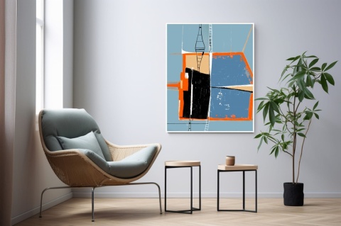 DIGITAL PAINTING - BRIDGE grafika na płótnie