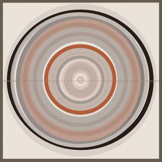 DIGITAL PAINTING - CIRCLE grafika na płótnie