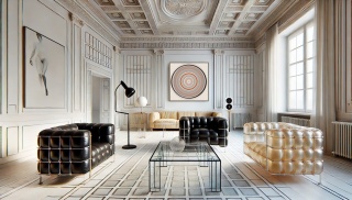 DIGITAL PAINTING - CIRCLE grafika na płótnie