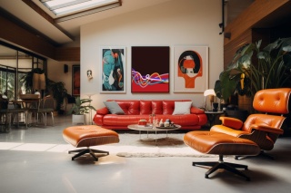 DIGITAL PAINTING - COLOR LINE 1 grafika na płótnie