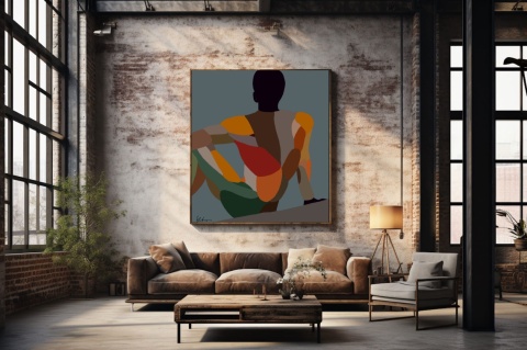 DIGITAL PAINTING - DREAMER grafika na płótnie