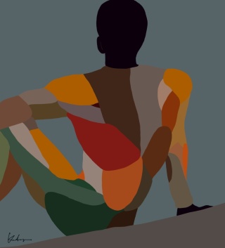 DIGITAL PAINTING - DREAMER grafika na płótnie