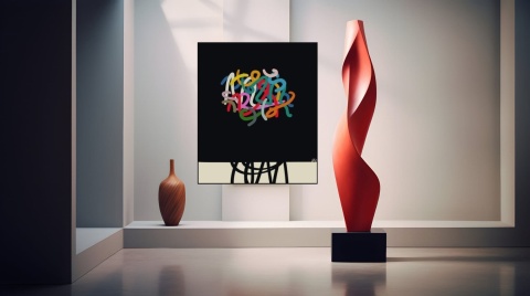 DIGITAL PAINTING - FLOWERS grafika na płótnie