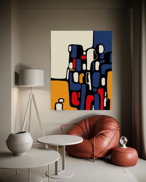 DIGITAL PAINTING - LONELINESS grafika na płótnie