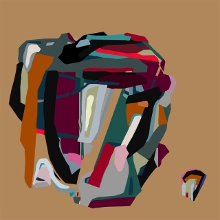 DIGITAL PAINTING - MINDS SPACE Grafik auf Leinwand