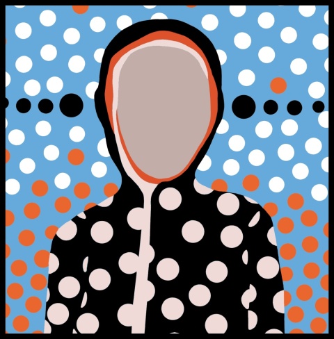 DIGITAL PAINTING -ON POINT graphic on canvas