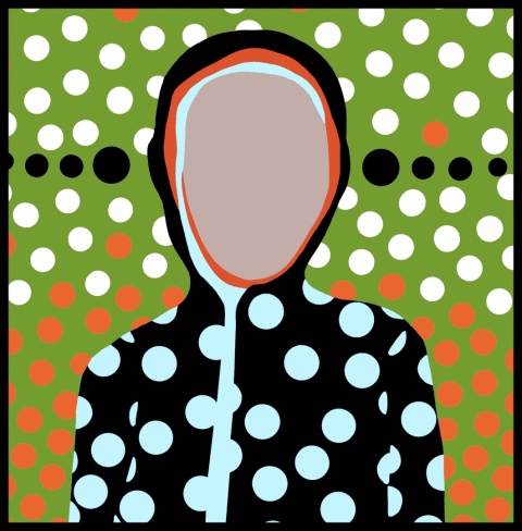 DIGITAL PAINTING -ON POINT graphic on canvas