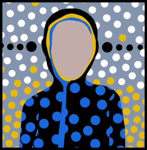 DIGITAL PAINTING -ON POINT graphic on canvas