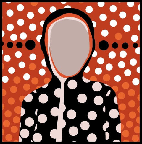 DIGITAL PAINTING -ON POINT graphic on canvas