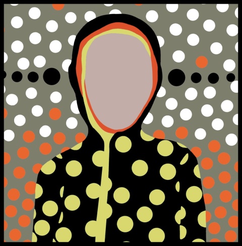 DIGITAL PAINTING -ON POINT graphic on canvas