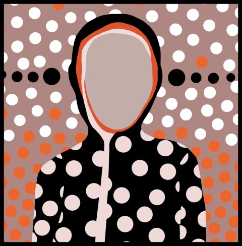 DIGITAL PAINTING -ON POINT graphic on canvas