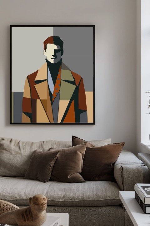 DIGITAL PAINTING - PORTRAIT OF JACOB grafika na płótnie