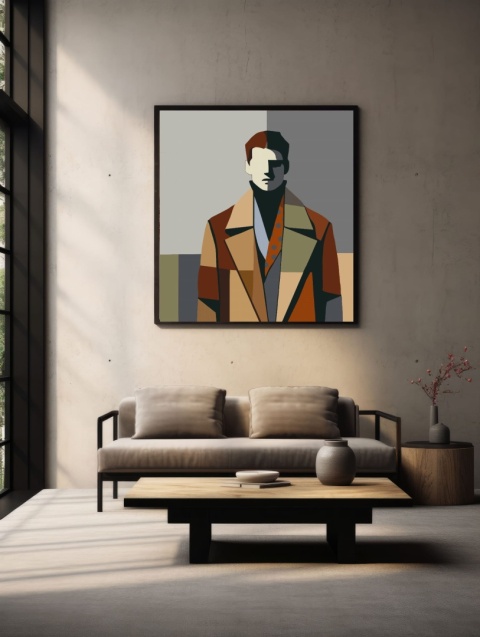 DIGITAL PAINTING - PORTRAIT OF JACOB grafika na płótnie