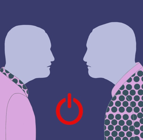 DIGITAL PAINTING - SILENCE grafika na płótnie