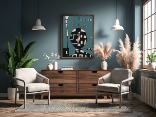 DIGITAL PAINTING -THINKS Grafik auf Leinwand