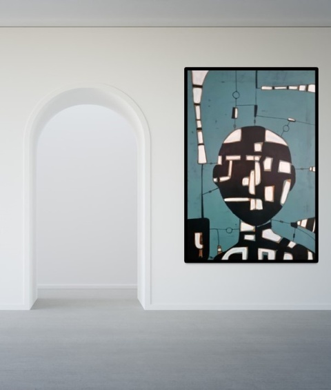 DIGITAL PAINTING - THINKS grafika na płótnie