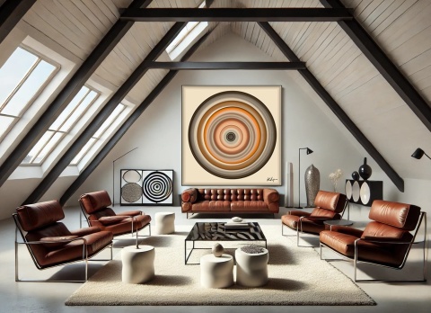 DIGITAL PAINTING - VINYL graphic on canvas