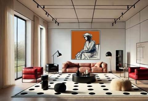 DIGITAL PAINTING - WOMAN grafika na płótnie