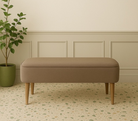 Ławka tapicerowana Milo beżowa