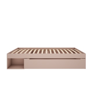 ROSA - łóżko 90 x 200 z szufladą róż