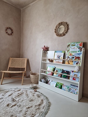 Regał biblioteczka bookworm biały