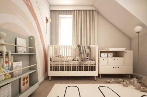 Regał biblioteczka bookworm oliwka