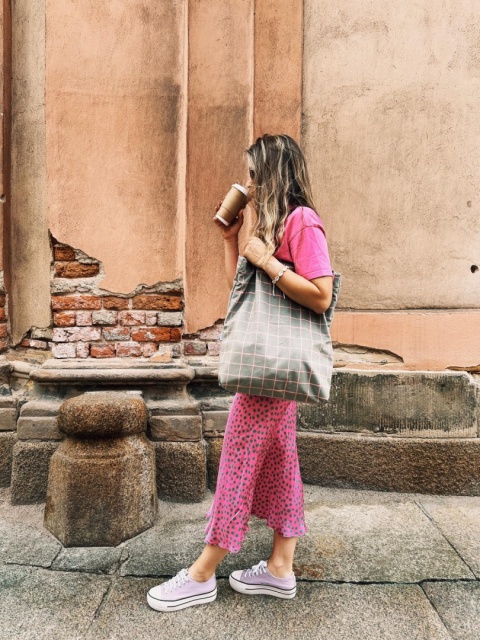 Torba Mr.m Pop khaki - uszy skóra naturalna