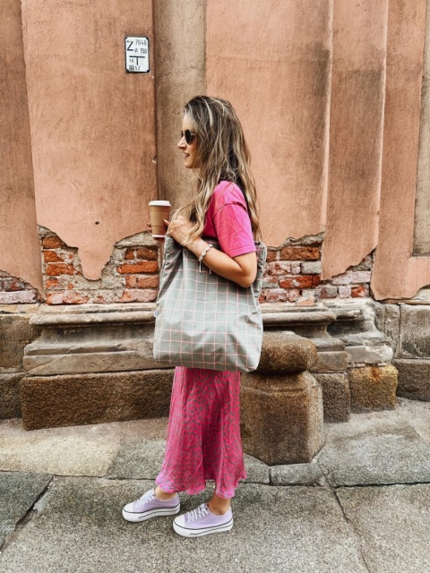 Torba Mr.m Pop khaki - uszy skóra naturalna