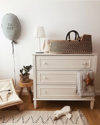 BIANKA chest of drawers, off-white
