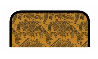 MYSTIC headboard – Tiger Mountain fabric (Dedar)