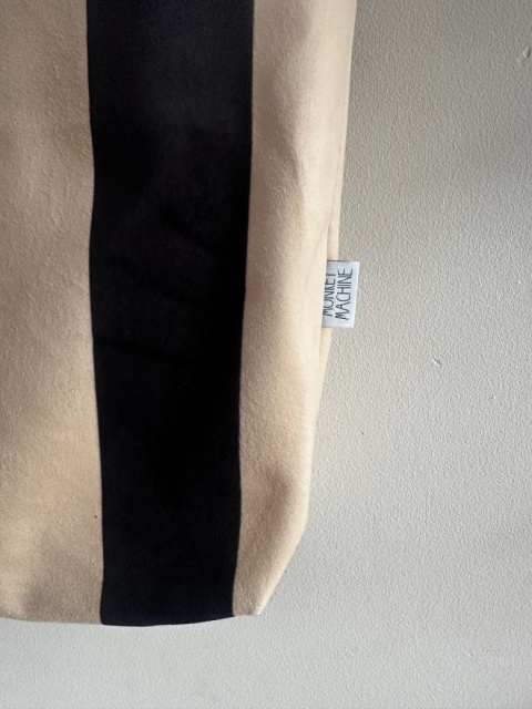 Torba Mr.m Line x SOWE kremowa - uszy skóra naturalna
