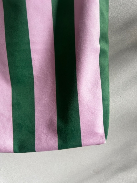 Torba Mr.m Line x SOWE zielona- uszy skóra naturalna