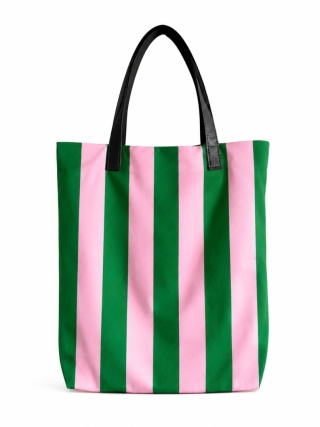Torba Mr.m Line x SOWE zielona- uszy skóra naturalna