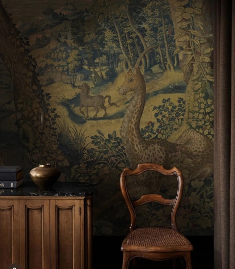 Unicorn arras Tapete von Wallcolors