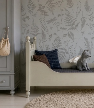 Woodland Whisper Taupe Tapete von Wallcolors
