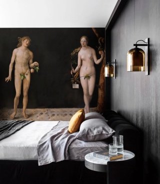 Tapeta Adam and Eva od Wallcolors