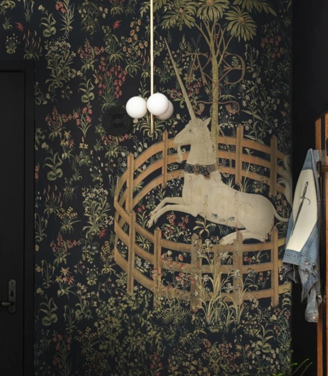 Unicorn Tapete von Wallcolors